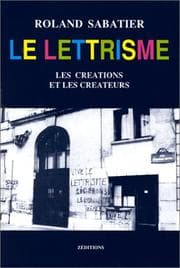 Tapa de Le lettrisme