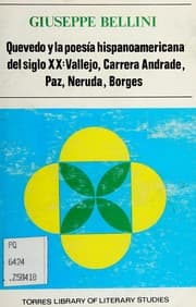 Tapa de Quevedo y la poesía hispanoamericana del siglo XX