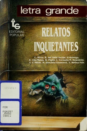 Tapa de Relatos Inquietantes