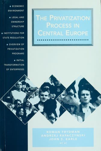 Tapa de The privatization process in central Europe