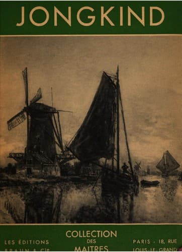 Tapa de Johan Barthold Jongkind 1819-1891