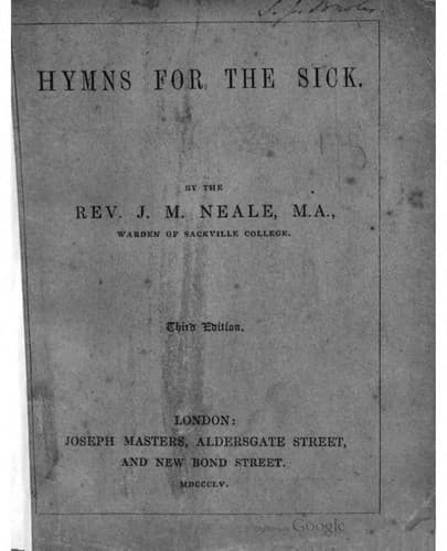 Tapa de Hymns for the sick