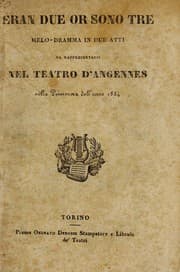 Tapa de Eran due or son tre