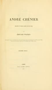 Tapa de André Chénier