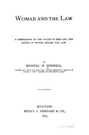 Tapa de Woman and the Law: A Comparison of the Rights of Men and the Rights of Women Before the Law
