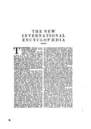 Tapa de The New international encyclopædia