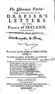 Tapa de The Hibernian Patriot: Being a Collection of the Drapier's Letters to the People of Ireland ..