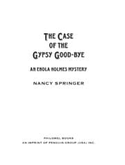 Tapa de The case of the gypsy goodbye