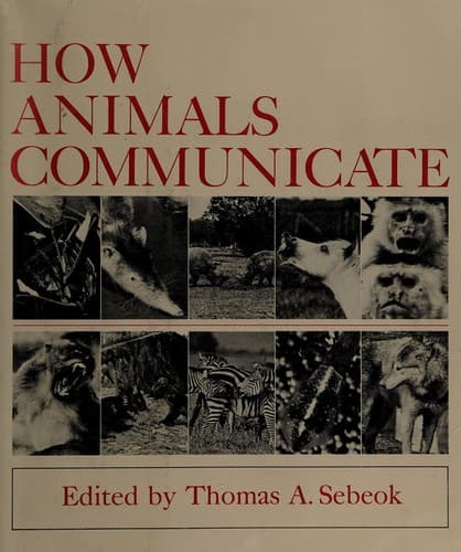 Tapa de How animals communicate