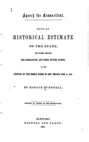 Tapa de Speech for Connecticut: Being an Historical Estimate of the State, Delivered Before the ..