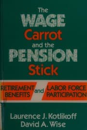 Tapa de The wage carrot and the pension stick