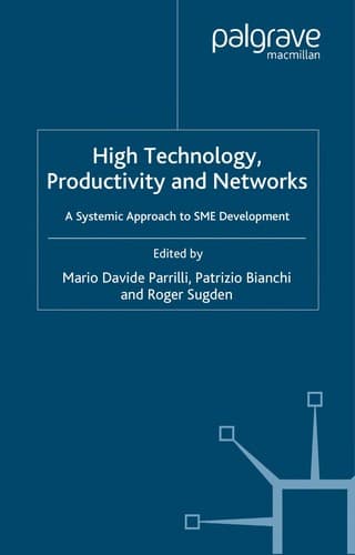 Tapa de High technology, productivity and networks