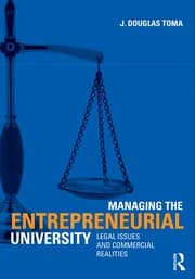 Tapa de Managing the entrepreneurial university