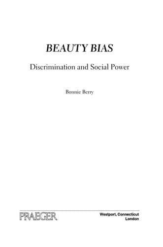 Tapa de Beauty bias