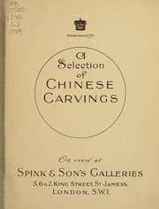 Tapa de A Selection of Chinese carvings