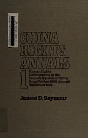 Tapa de China Rights Annals