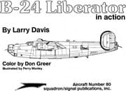Tapa de B-24 Liberator in action