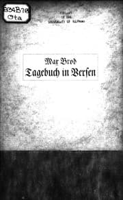 Tapa de Tagebuch in Versen