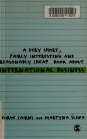 Tapa de A very short, fairly interesting and reasonably cheap book about international business