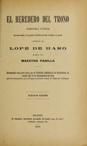 Tapa de El heredero del trono