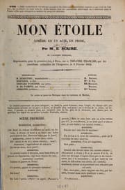 Tapa de Mon étoile, comédie en un acte