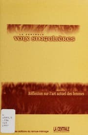 Tapa de Voix singulières