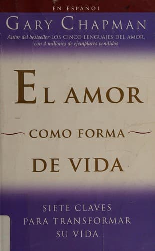 Tapa de El amor como forma de vida