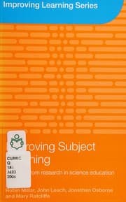 Tapa de Improving subject teaching