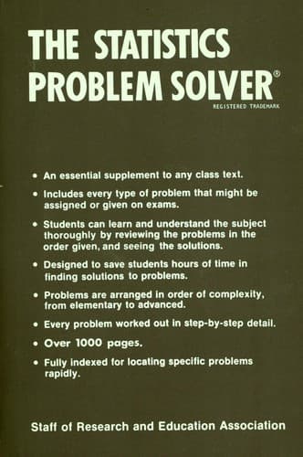 Tapa de The Statistics problem solver