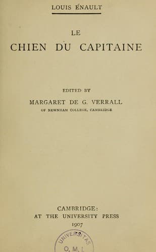 Tapa de Le chien du capitaine