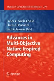 Tapa de Advances in multi-objective nature inspired computing