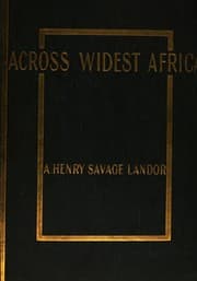 Tapa de Across widest Africa