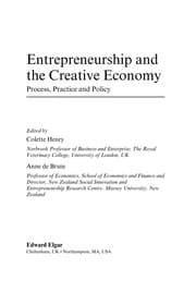 Tapa de Entrepreneurship and the creative economy