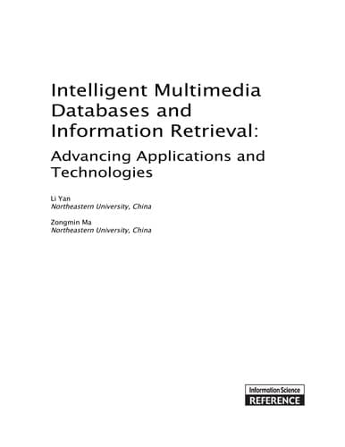 Tapa de Intelligent multimedia databases and information retrieval