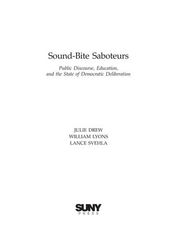 Tapa de Sound-bite saboteurs