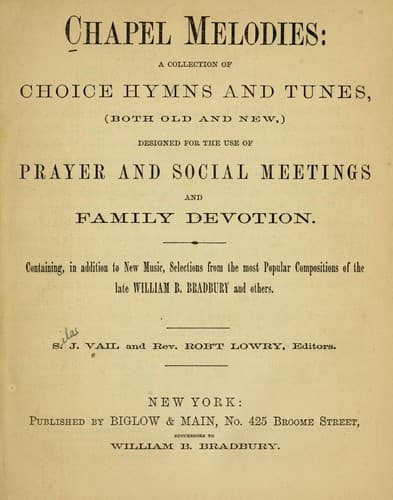 Tapa de Chapel melodies