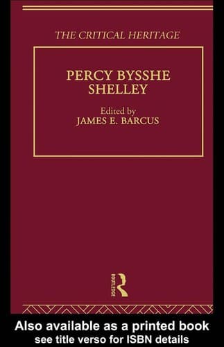 Tapa de Percy Bysshe Shelley