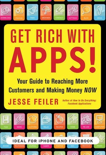 Tapa de Get rich with apps!