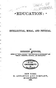 Tapa de Education: Intellectual, Moral, and Physical