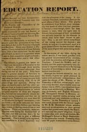 Tapa de Second report of the superintendent of Common schools for the Bathurst District, to the warden and councillors of the Bathurst District