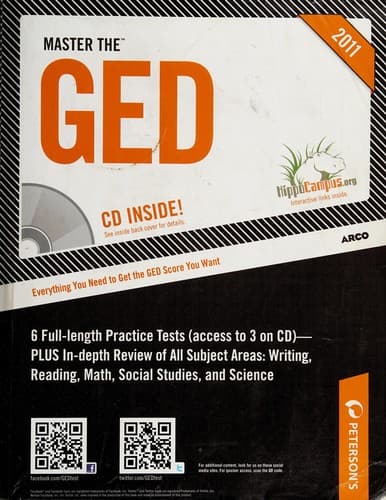 Tapa de Master the GED