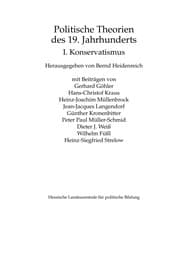 Tapa de Politische Theorien des 19. Jahrhunderts