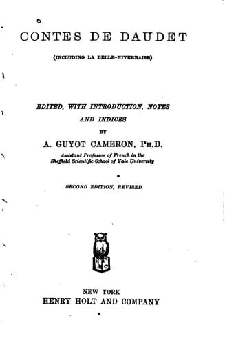 Tapa de Contes de Daudet