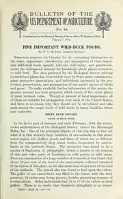 Tapa de Five important wild-duck foods
