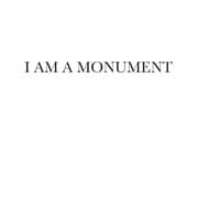 Tapa de I am a monument