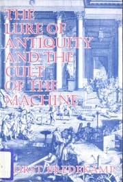 Tapa de The lure of antiquity and the cult of the machine