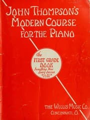 Tapa de John Thompson's modern course for the piano