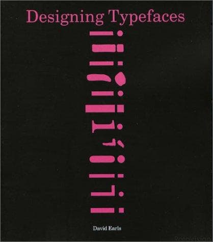Tapa de Designing Typefaces