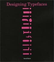 Tapa de Designing Typefaces