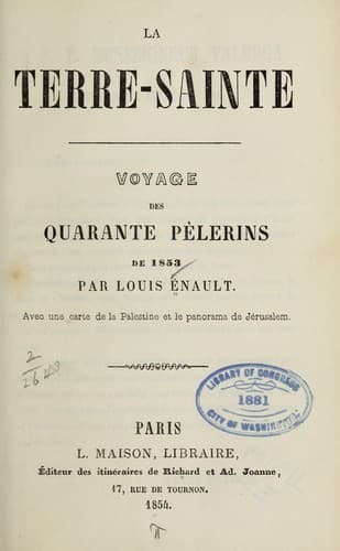 Tapa de La Terre-Sainte